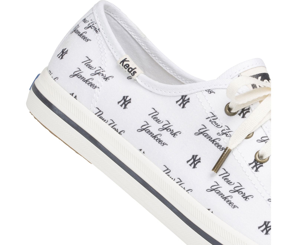 Tenis Keds Mujer Blancos - Kickstart Mlb® - 1367-KQODY